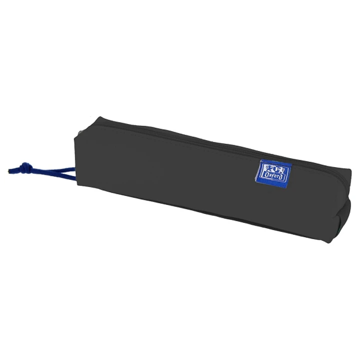 Oxford Kangoo Live and Go Estuche Cuadrado Compacto - Goma Elastica para Cuadernos - 22x4x4cm - Color Negro 1