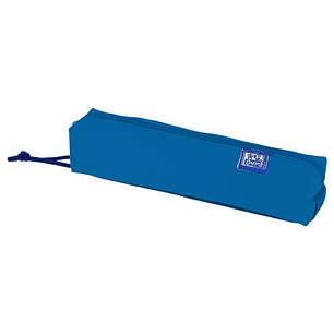 Oxford Kangoo Live and Go Estuche Cuadrado Compacto - Goma Elastica para Cuadernos - 22x4x4cm - Color Azul Marino