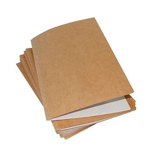 Mariola Pack de 50 Subcarpetas Kraft- Blanco 220gr - Formato Folio - Ranura para Fastener - Color Marron/Blanco