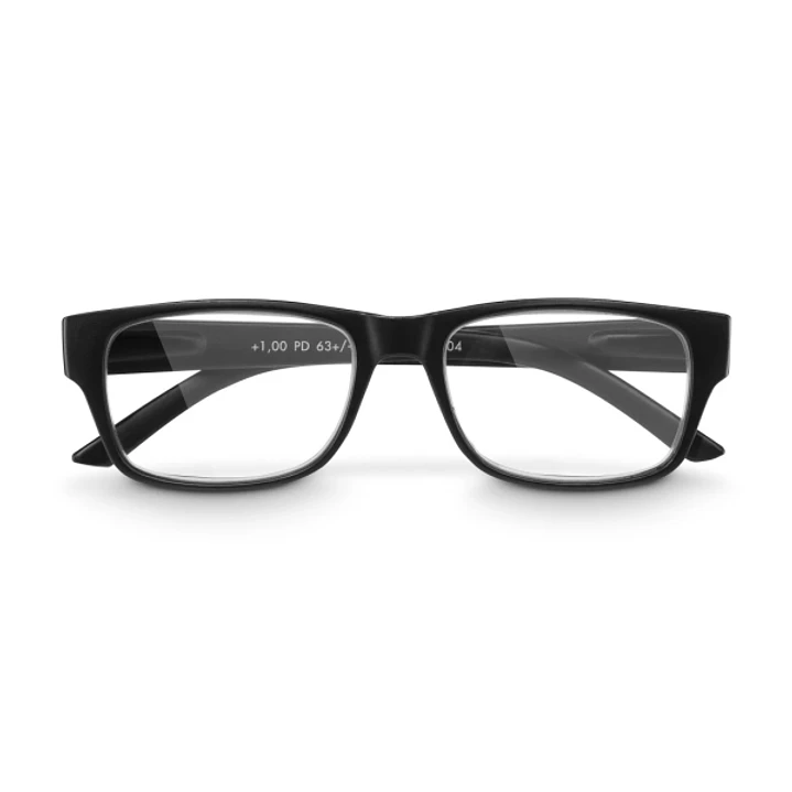 Hama Gafas de Lectura de +1.0 Dioptrias - Montura de Plastico Reciclado - Unisex - Color Negro 1