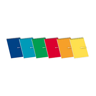 Enri Bloc de Notas Espiral Tapa Blanda 16º 4x4 - Hojas Cuadriculadas - Tamaño Compacto - Ideal para Apuntes y Dibujos