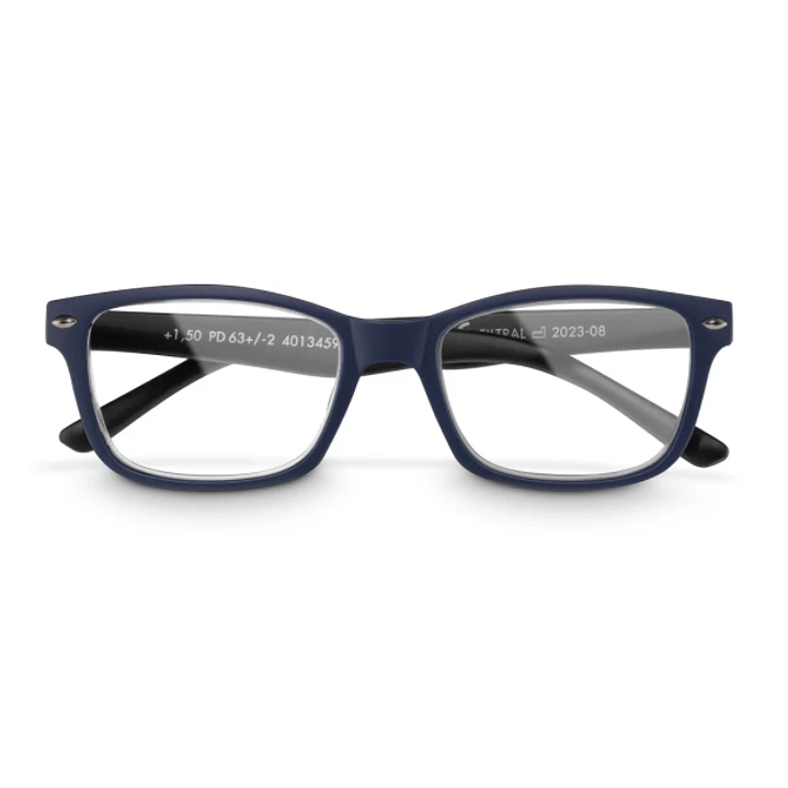 Hama Gafas de Lectura de +2.0 Dioptrias - Montura de Plastico Reciclado - Unisex - Color Azul y Negro 1