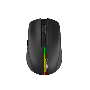 Coolbox W01 Raton Gaming Inalambrico 1600dpi - 6 Botones - Iluminacion RGB - Color Negro