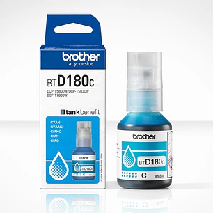 Brother BTD180C Cyan Botella de Tinta Original - BTD180C