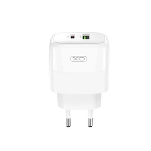 XO L138 Cargador de Pared 30W - USB-C y USB-A - Color Blanco