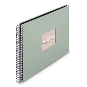 Hama Album de Fotos con Espiral - 300 Hojas - 320x360mm - Color Verde Pastel
