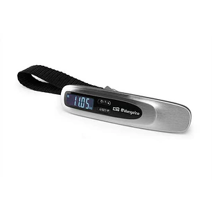 Orbegozo PC 4200 Peso Maletas Compacto - Preciso y Ligero - Ajuste de Objetivo de Peso - Materiales Resistentes - Sensor de Alta Precision - Pesa hast