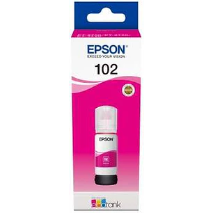 Epson 102 Magenta Botella de Tinta Original - C13T03R340