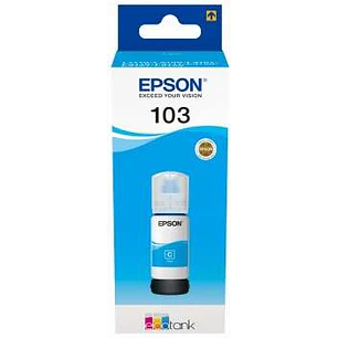 Epson 103 Cyan Botella de Tinta Original - C13T00S24A10