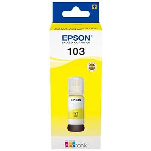 Epson 103 Amarillo Botella de Tinta Original - C13T00S44A10