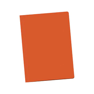 Dohe Pack de 50 Subcarpetas Tamaño Folio - Fabricadas en Cartulina de 180gr - Con Ranura para Fastener - Resistente y Duradera - Color Naranja