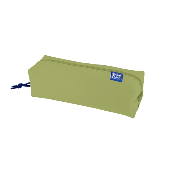 Oxford Kangoo Live and Go Estuche Cuadrado Grande - Goma Elastica para Cuadernos - Color Verde 1