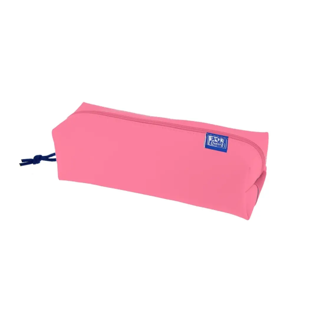 Oxford Kangoo Live and Go Estuche Cuadrado Grande - Goma Elastica para Cuadernos - Color Sandia 1