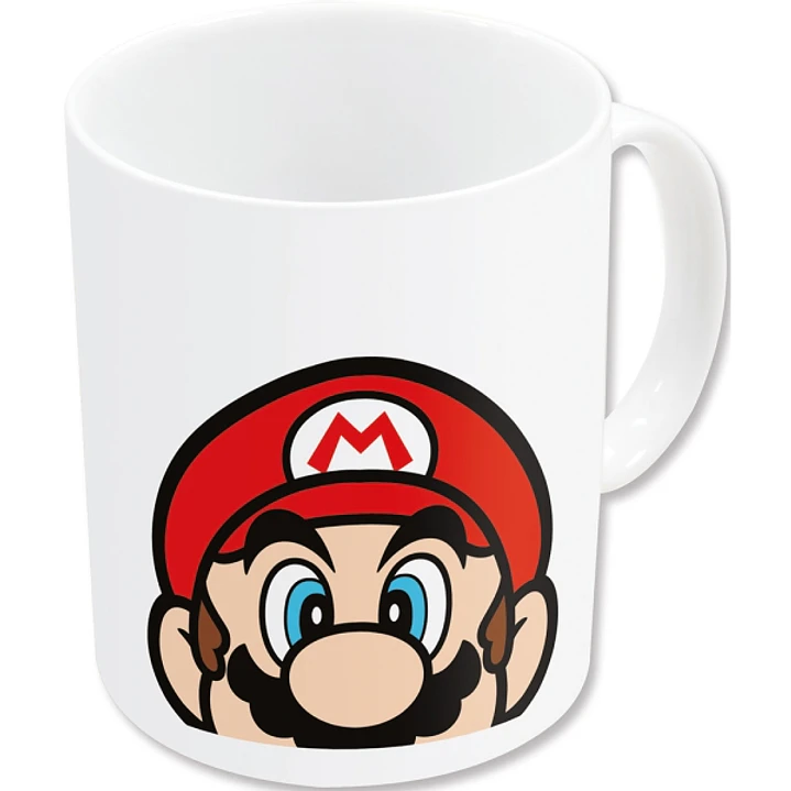 Safta Super Mario Taza Ceramica de 325ml - Color Blanco 1