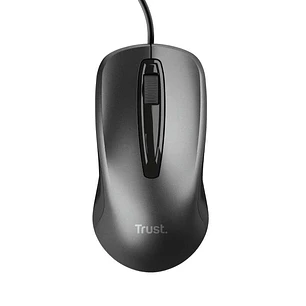 Trust Raton USB 1200dpi - 3 Botones - Uso Ambidiestro - Cable de 1.70m