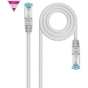 Nanocable Cable de Red Latiguillo Cat.7 600Mhz LSZH SFTP PIMF AWG26 10m