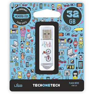 TechOneTech Be Bike Memoria USB 2.0 32GB (Pendrive)