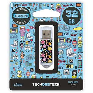 TechOneTech Candy Pop Memoria USB 2.0 32GB (Pendrive)
