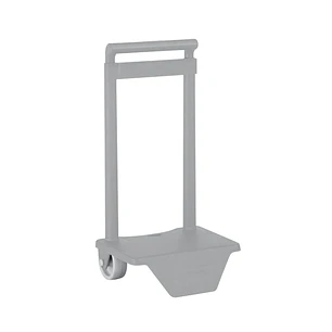 Safta Carro Portamochilas - Sujecion Universal - Material Resistente - Ruedas de PVC - 18x16x35cm - Color Gris