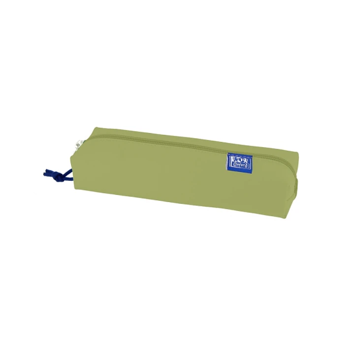 Oxford Kangoo Live and Go Estuche Rectangular Mediano - Goma Elastica para Cuadernos - Color Verde 1
