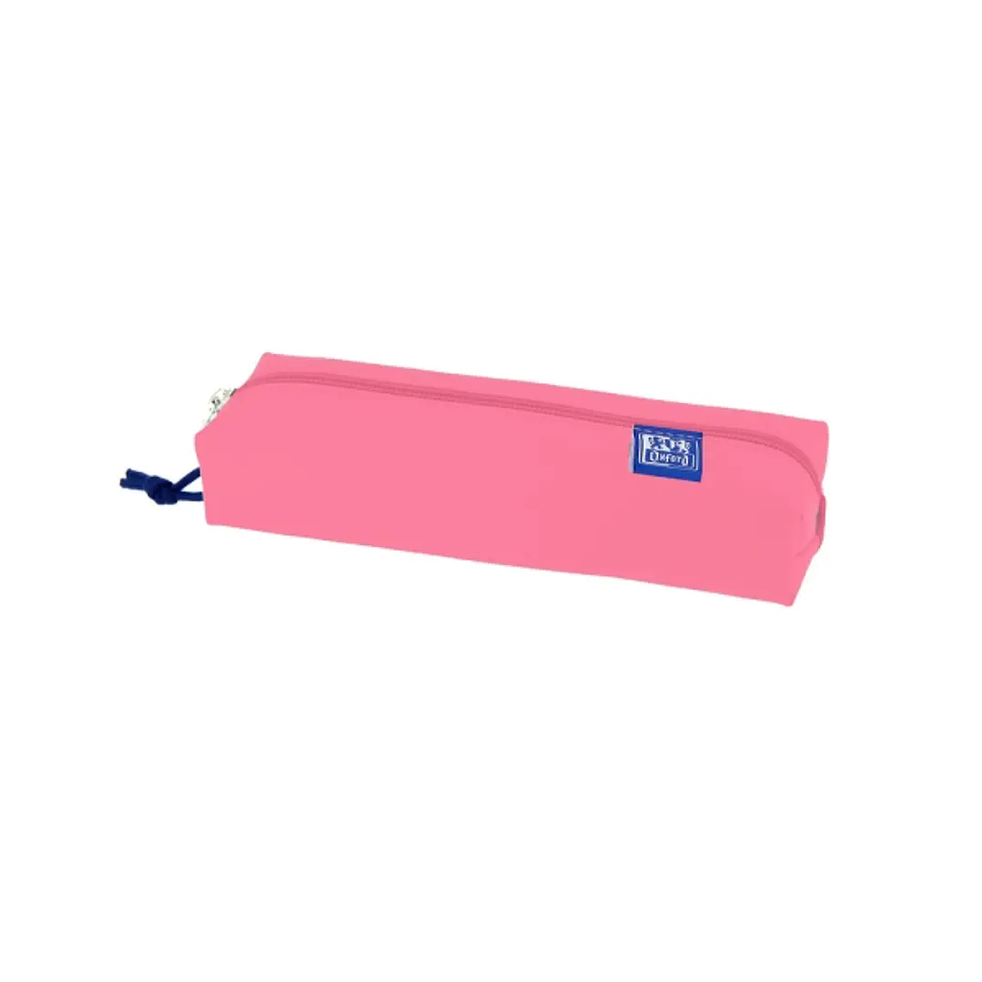 Oxford Kangoo Live and Go Estuche Rectangular Mediano - Goma Elastica para Cuadernos - Color Sandia 1