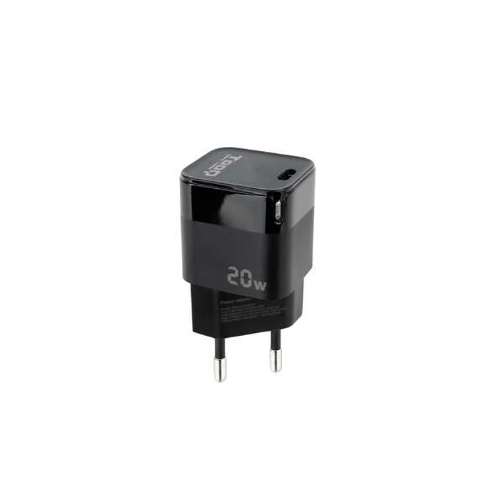 Tooq Cargador de Pared USB-C/PD 20W - Color Negro 1