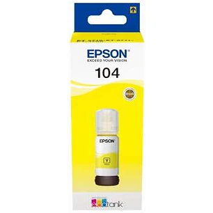 Epson 104 Amarillo Botella de Tinta Original - C13T00P440