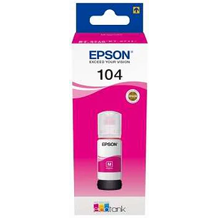 Epson 104 Magenta Botella de Tinta Original - C13T00P340