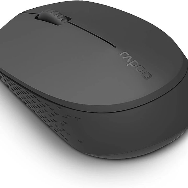 Rapoo M100 Silent Raton Inalambrico - Bluetooh y 2.4GHz - 1300 DPI - Autonomia 9 Meses - Color Negro 1