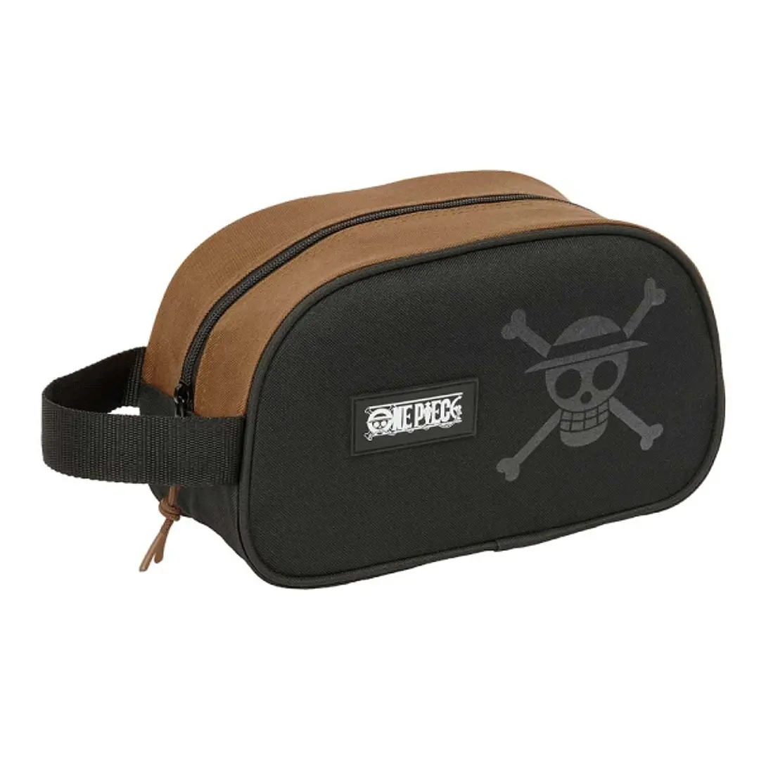 Safta One Piece Neceser de 5L - Cremallera - Asa Lateral - Adapatable a Carro - 260x120x150mm - Color Negro 1