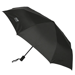 Safta Business Paraguas Automatico de 102cm - 8 Paneles - Asa Engomada - Punta de PVC - Poliester - Nervios de Acero de 8mm - Color Negro