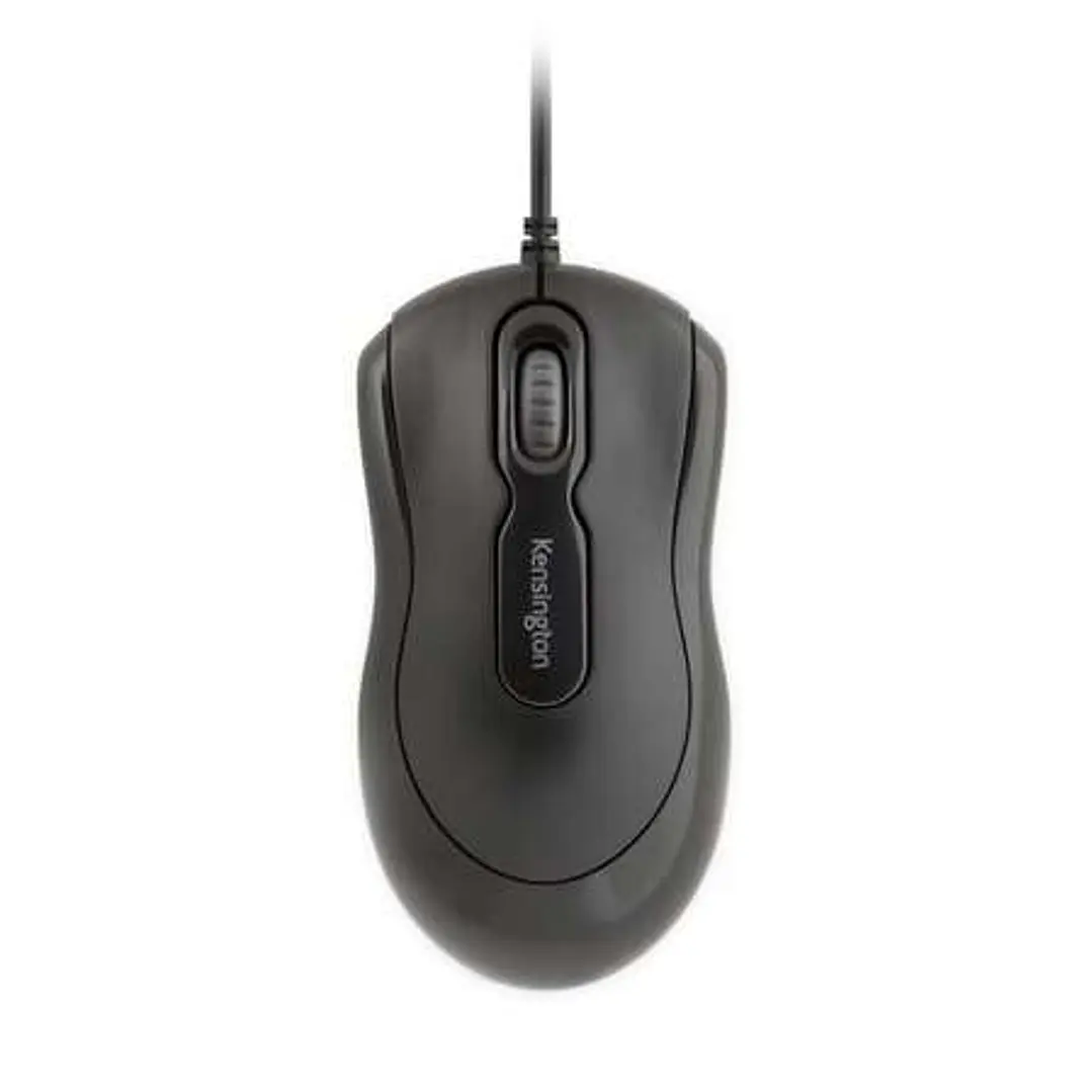 Kensington Raton USB con Sensor Optico de 1000ppp - 3 Botones - Uso Ambidiestro - Color Negro 1