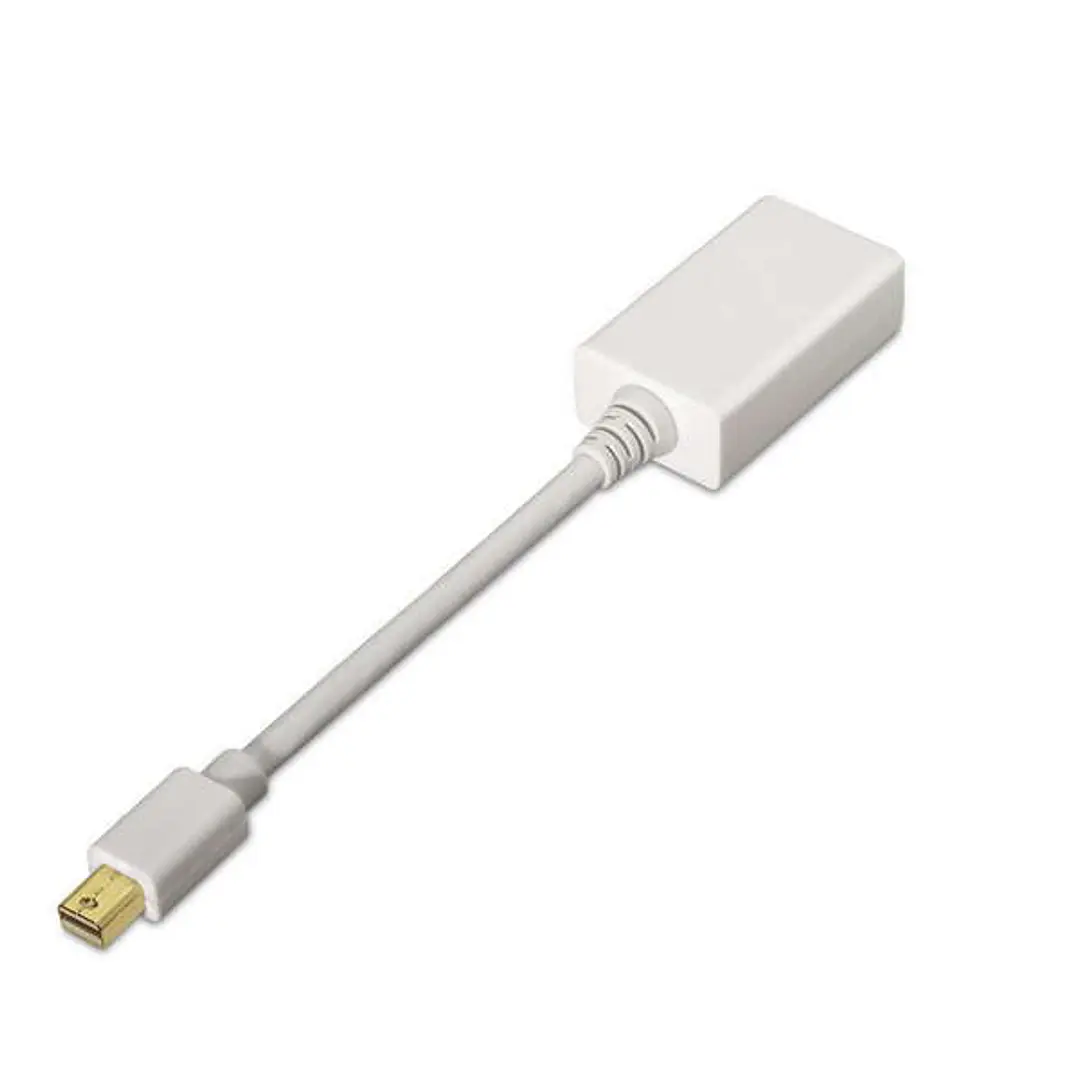Aisens Conversor Mini DP a HDMI - mDP/M-HDMI A Hembra - 15cm - Color Blanco 1