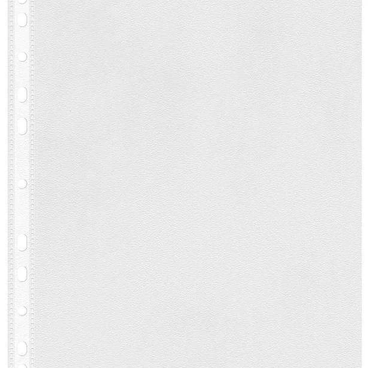 Esselte Pack de 100 Fundas Multitaladro A4 0,07mm - Abertura Superior - 11 Taladros - Acabado Rugoso Transparente 1