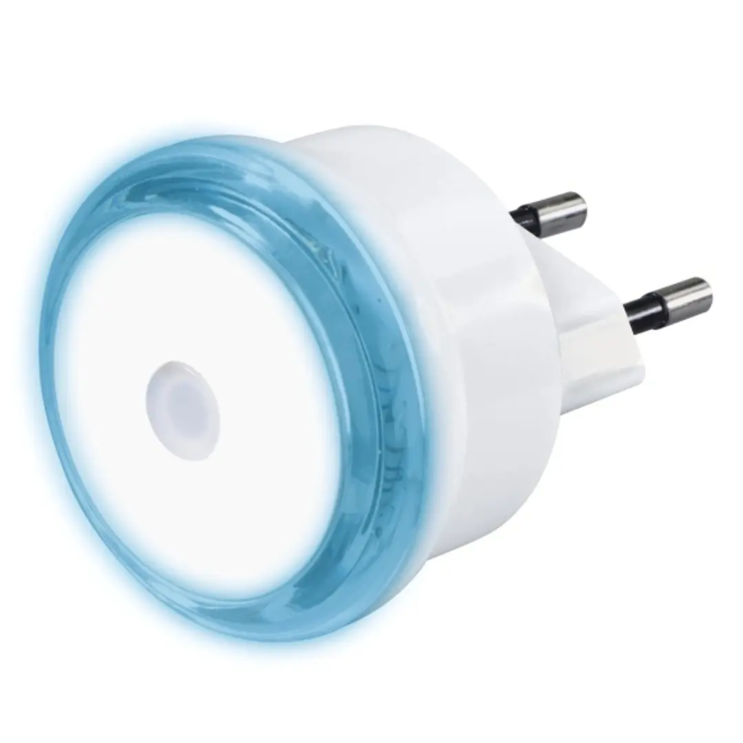 Hama Basic Luz LED Nocturna con Enchufe - IP20 - Sensor de Luz - 5x5x7cm - Color Blanco 1