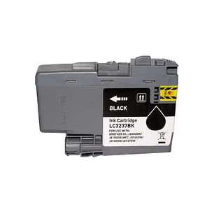 Brother LC3237 Negro Cartucho de Tinta Pigmentada Generico - Reemplaza LC3237BK