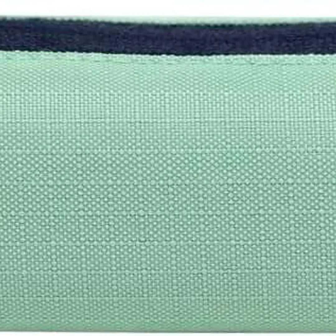 Milan Serie 1918 Estuche Mini Redondo - Tejido Resistente a las Roturas y Rasgaduras - Medidas 20,5x4,5x5cm - Color Verde 1
