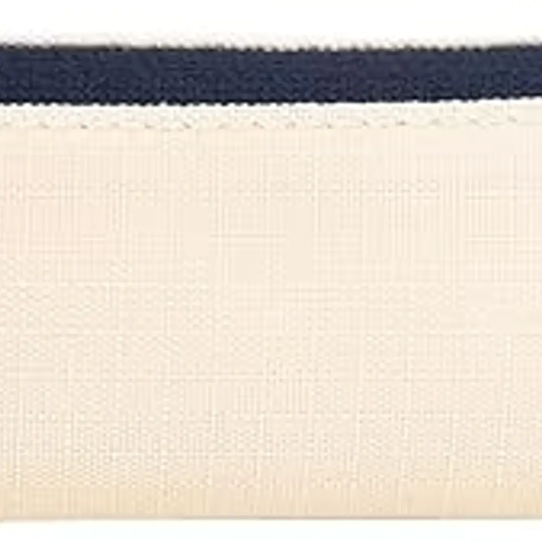 Milan Serie 1918 Estuche Mini Redondo - Tejido Resistente a las Roturas y Rasgaduras - Medidas 20,5x4,5x5cm - Color Beige 1