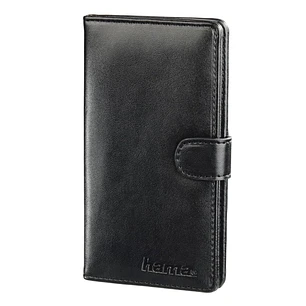Hama Vegas Estuche para Tarjetas de Memoria SD y Micro-SD - Capacidad hasta 12 Tarjetas - Cuero - 8x1.6x13.7cm - Color Negro
