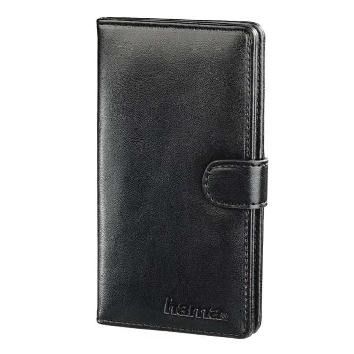Hama Vegas Estuche para Tarjetas de Memoria SD y Micro-SD - Capacidad hasta 12 Tarjetas - Cuero - 8x1.6x13.7cm - Color Negro 1