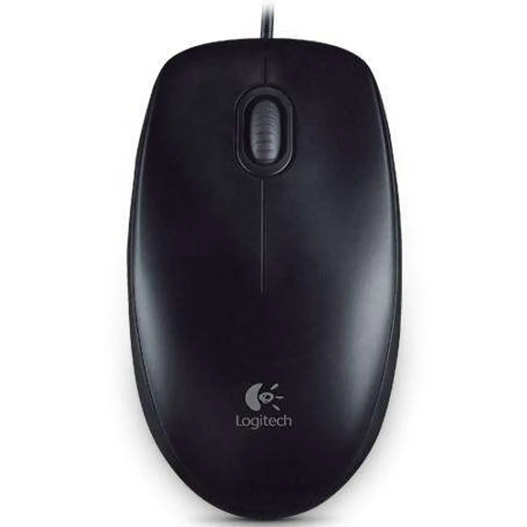 Logitech B100 Raton USB 800dpi - 3 Botones - Uso Ambidiestro - Cable de 1.80m - Color Negro 1