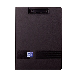 Oxford Live & Go Carpeta con Pinza Metalica - Fabricada en Polifoam - Bolsillo Interior - Color Negro