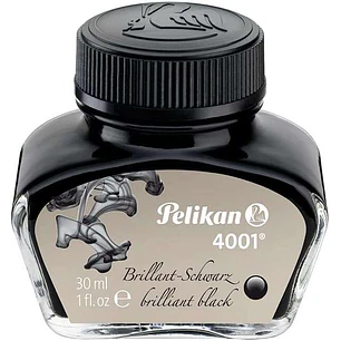 Pelikan Tinta 4001 No.78 - Frasco 30ml - Frasco de 30ml - Asegura el Perfecto Funcionamiento de la Estilografica - Color Negro