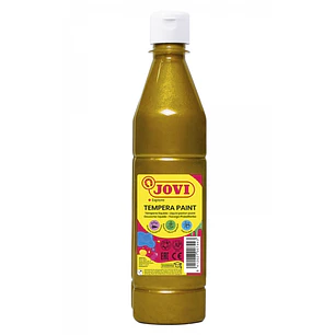 Jovi Tempera Paint Tempera Liquida 500ml - Base Agua - Lista para Usar - Alto Poder Cubriente - Secado Rapido - Excelente Fluidez - Adherencia en Mult