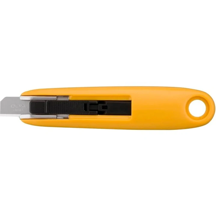 Olfa SK-7 Cuchilla de Seguridad Autoretractil - Canal de Acero Inoxidable - Maxima Seguridad - Uso Ambidiestro 1