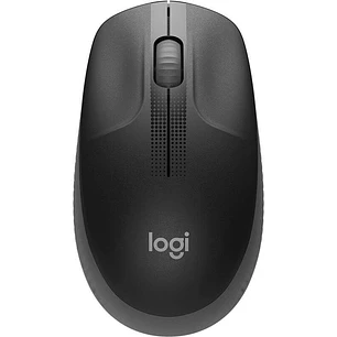 Logitech M190 Full Size Raton Inalambrico USB 1000dpi - 3 Botones - Gran Tamaño - Uso Ambidiestro - Color Negro/Gris Oscuro