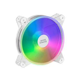 Mars Gaming Ventilador 120mm - Iluminacion RGB - Velocidad Max. 1100rpm