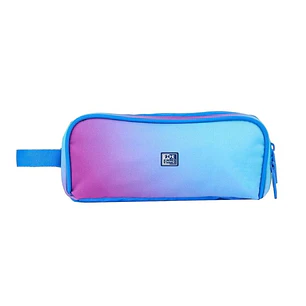 Oxford Gradient Estuche Portatodo - 3 Cremalleras - Asa Lateral - Fabricado en Material Reciclado - Color Mystic Blue
