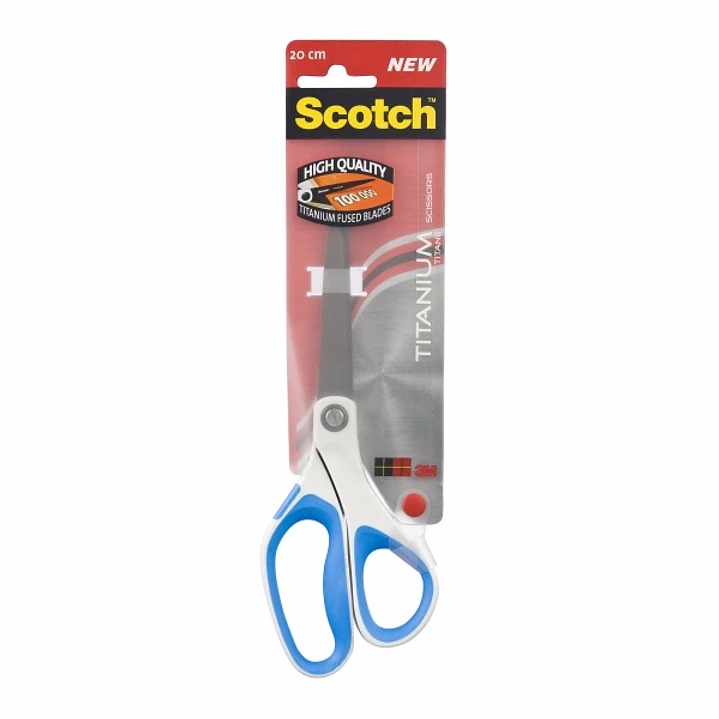 Scotch Tijeras de Titanio 20cm - Antiadherentes - Mango Ergonomico Tacto Suave - Colores Surtidos Aleatorios 1