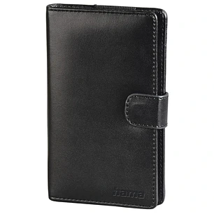 Hama Vegas Estuche para 5 Memorias USB - Universal - Cuero - 8.2x1.6x13.9cm - Color Negro